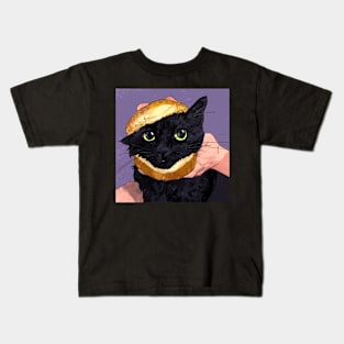 Cat Burger Kids T-Shirt